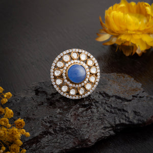 Violet Orb Victorian Ring