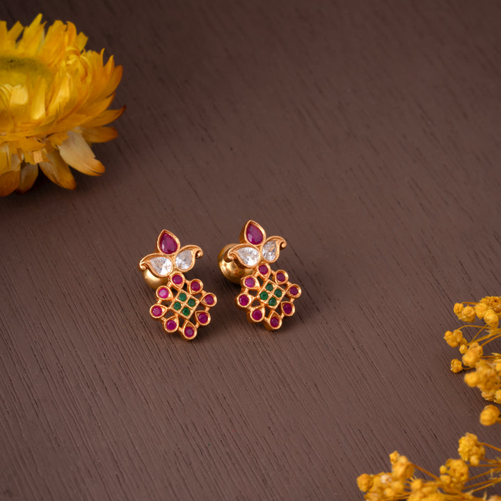 Ruby Mehka Stud Earrings