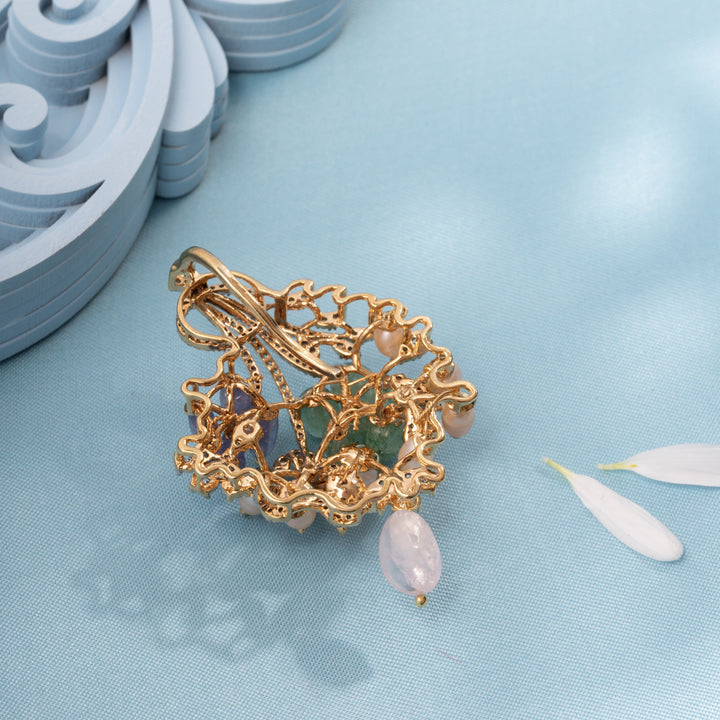 Moonflower CZ Pendant