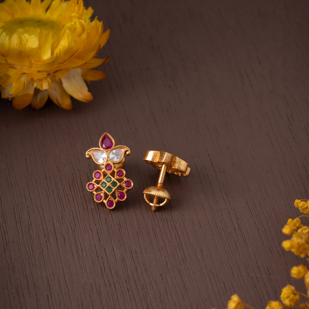 Ruby Mehka Stud Earrings