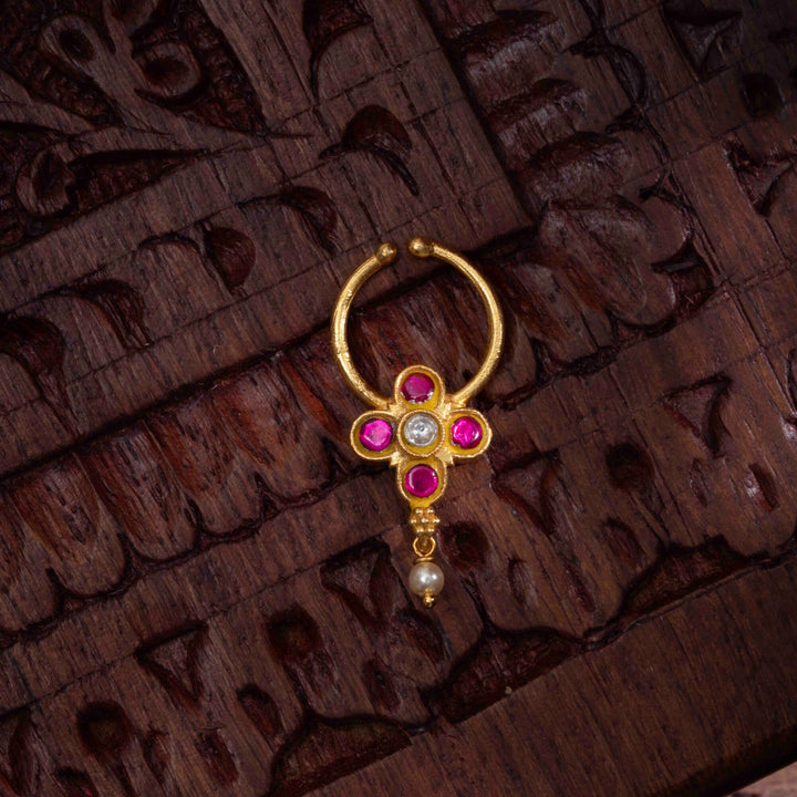 Inaya Kundan Septum Ring