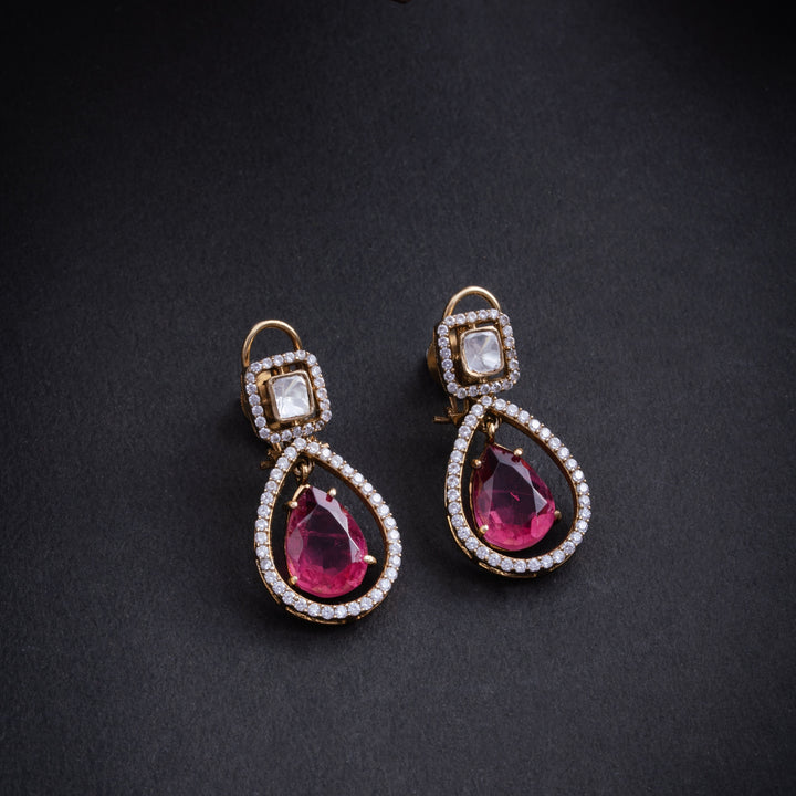 Rosy Shine Victorian Danglers