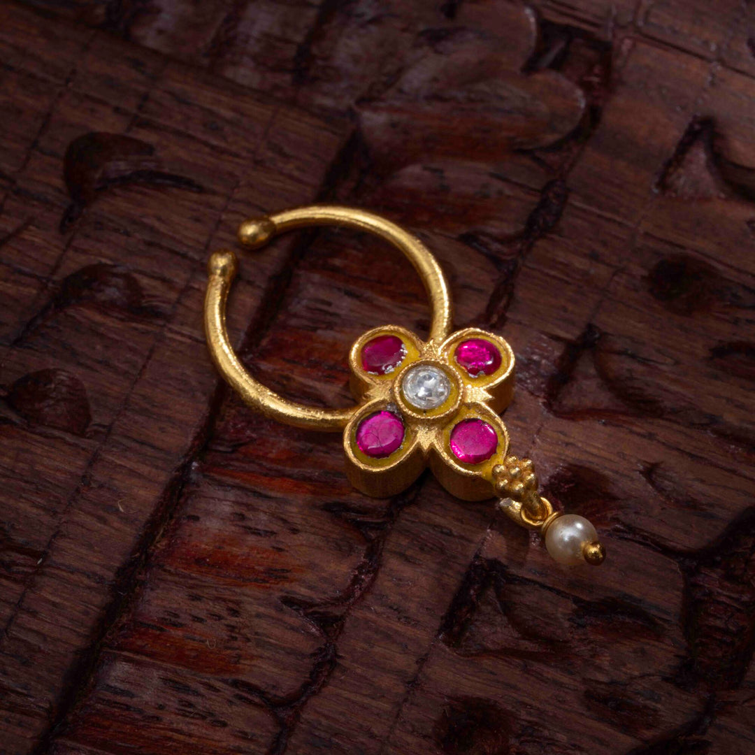 Inaya Kundan Septum Ring