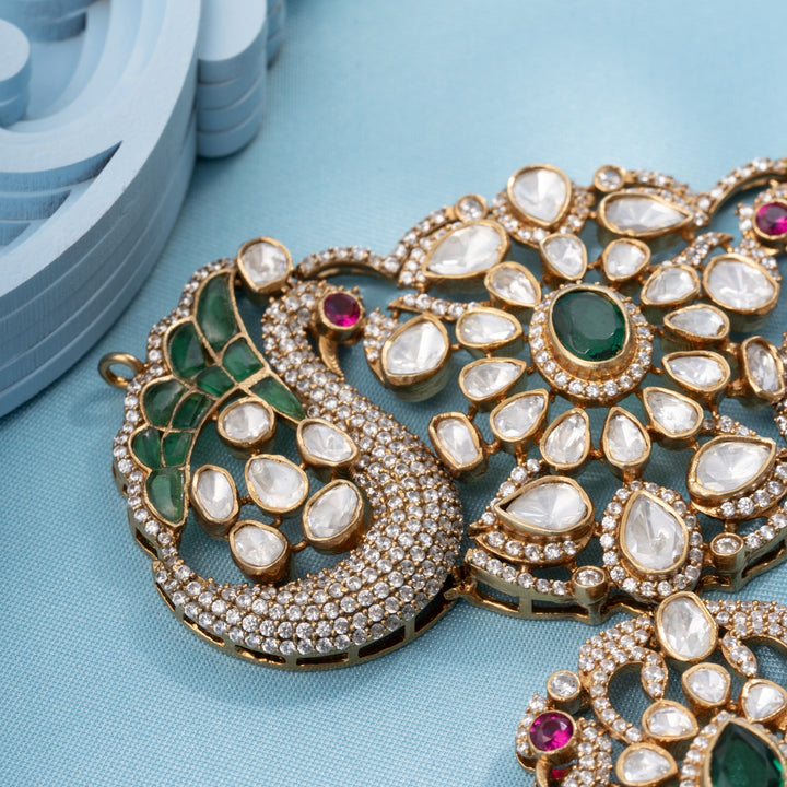 Swan Bloom Victorian Pendant