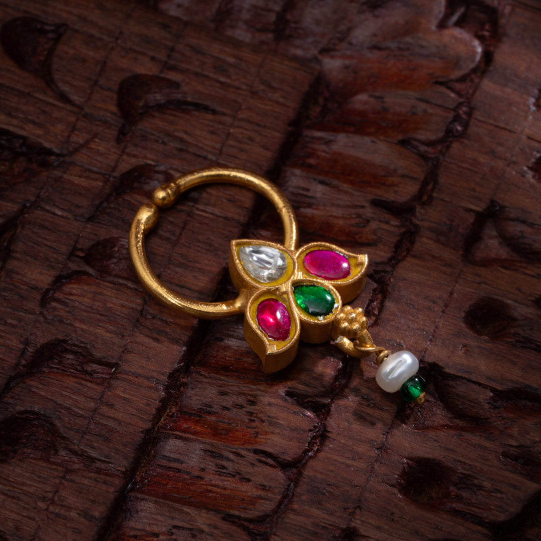 Kundan Diva Septum Ring