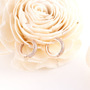 Blush Hoop Earrings
