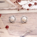 Glimmer Pearl Studs