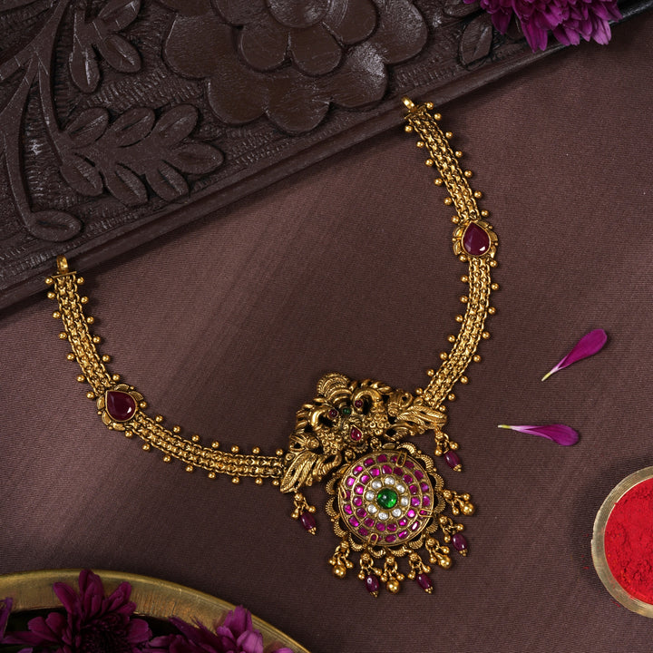Mayuresh Nakshi Necklace