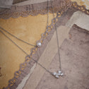 Bow-Pearl Chain Pendant