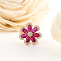 Glitter Rosette Ring