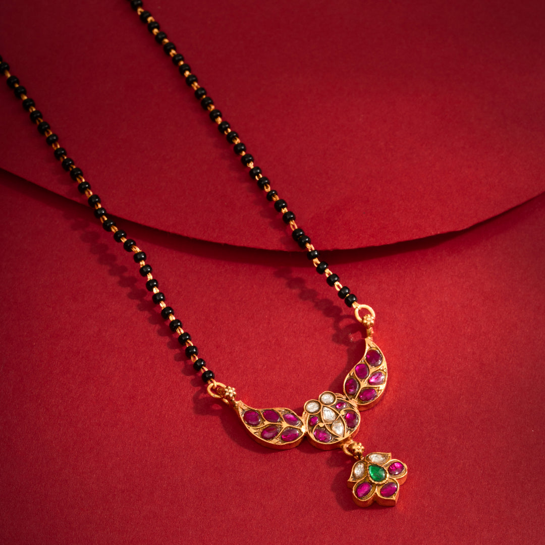 Parrot Kundan Mangalsutra