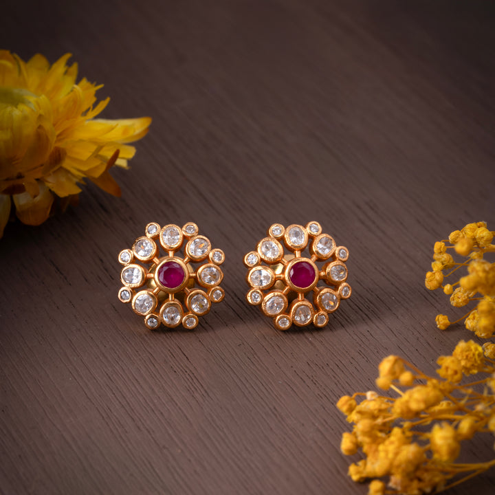 Fleur de Sparkle Studs