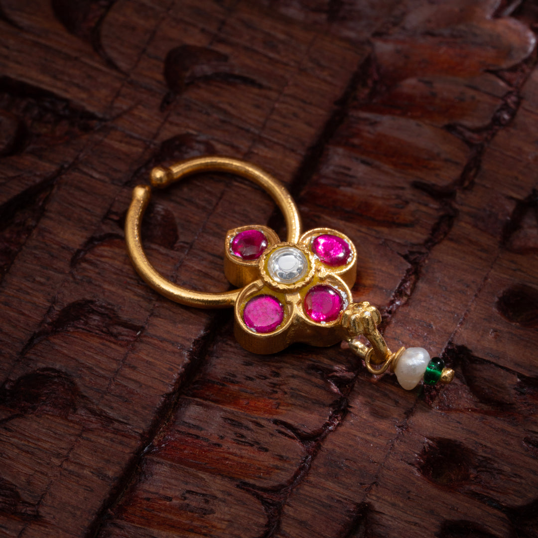 Inaya Kundan Septum Ring