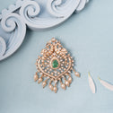 Plume Pear Stone Pendant