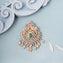 Plume Pear Stone Pendant
