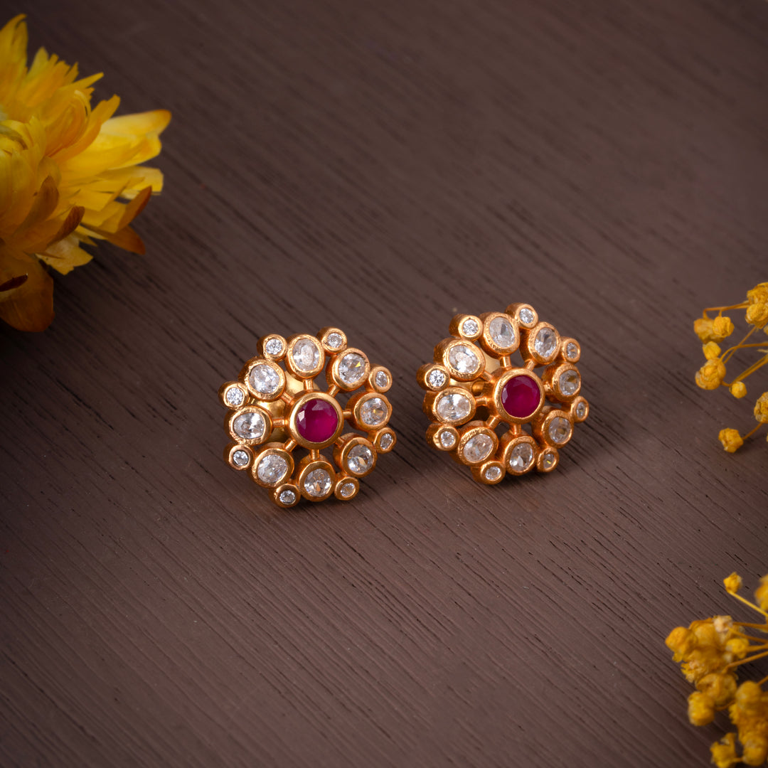 Fleur de Sparkle Studs