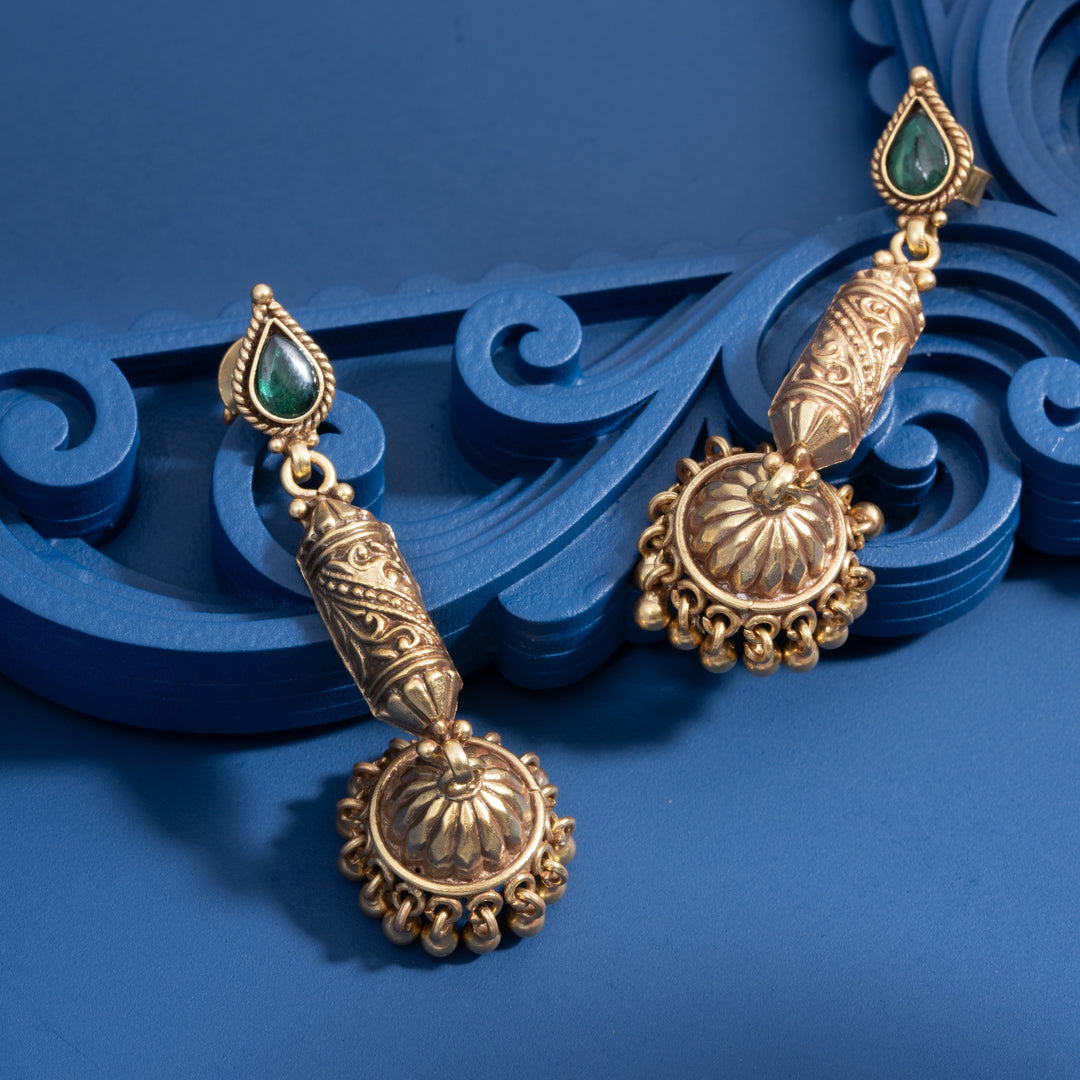 Haara-Pear Antique Danglers