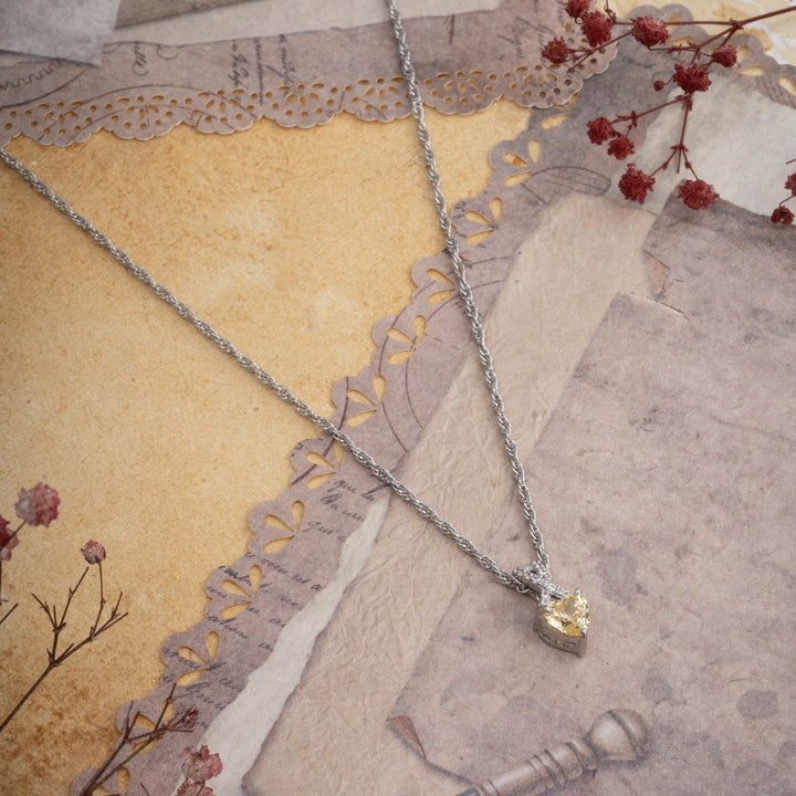 Buttery Heart Chain Pendant