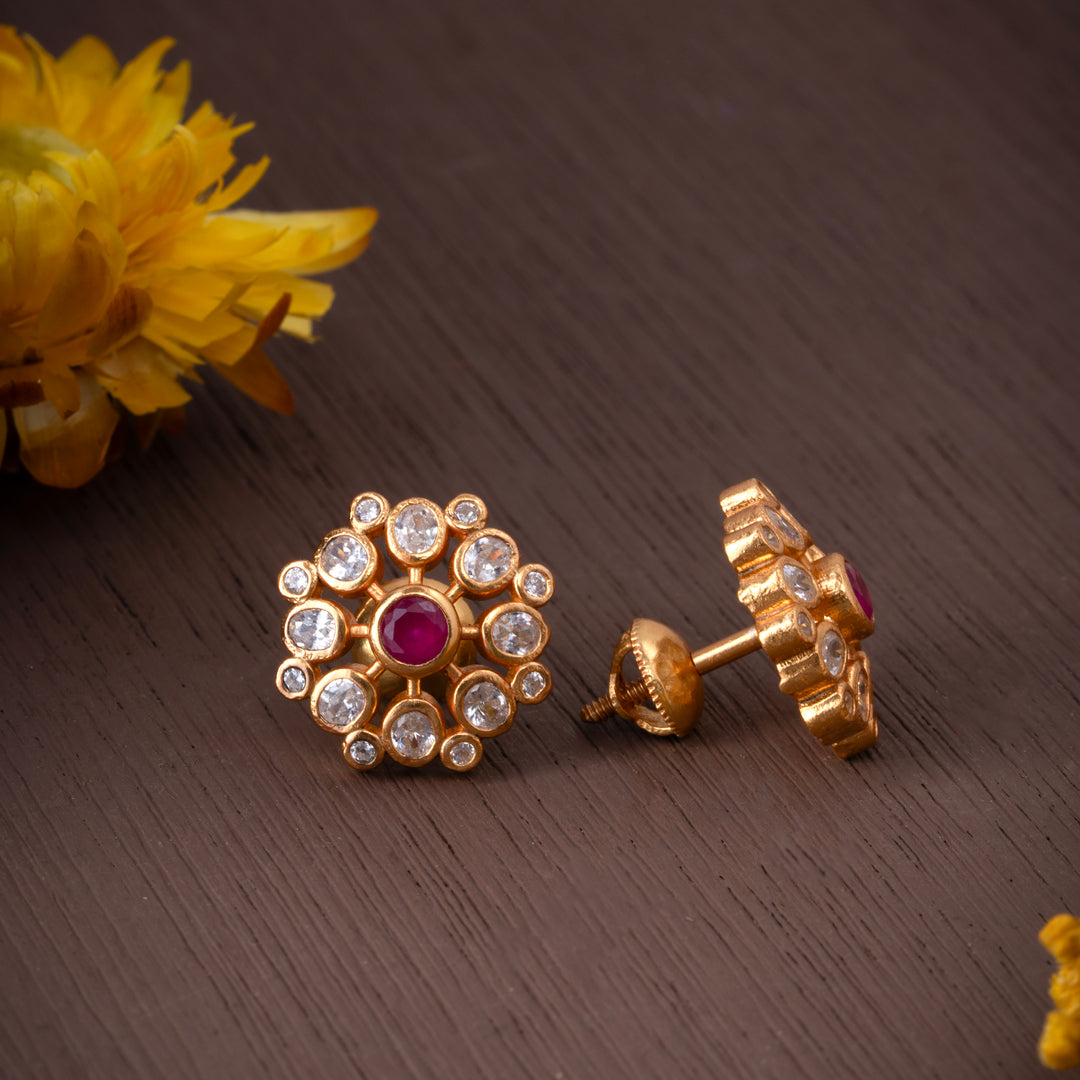 Fleur de Sparkle Studs