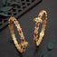 Floral Carmine Bangles