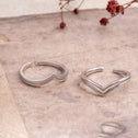 V-Line Toe Rings