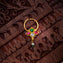 Lotus Kundan Septum Ring