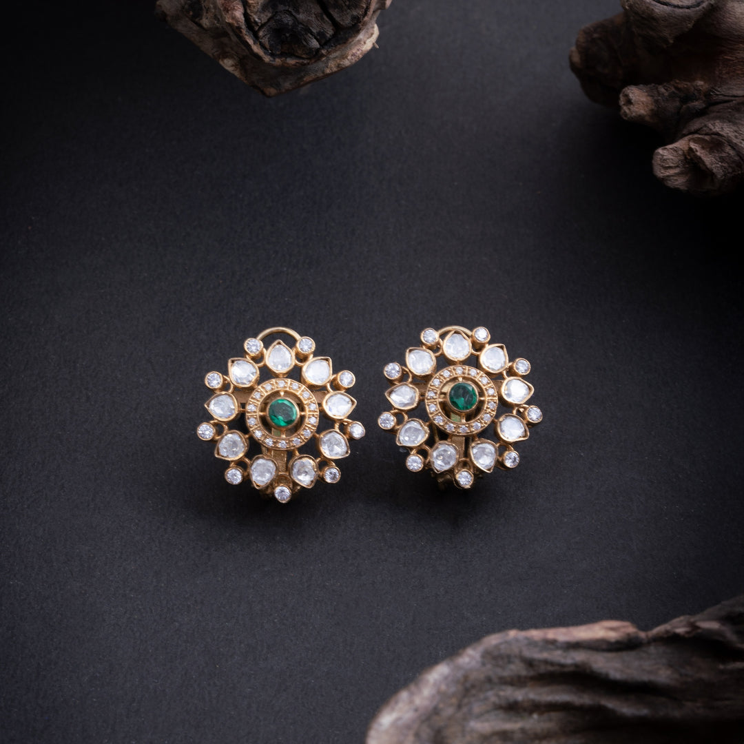 Ruby Florin Stud Earrings