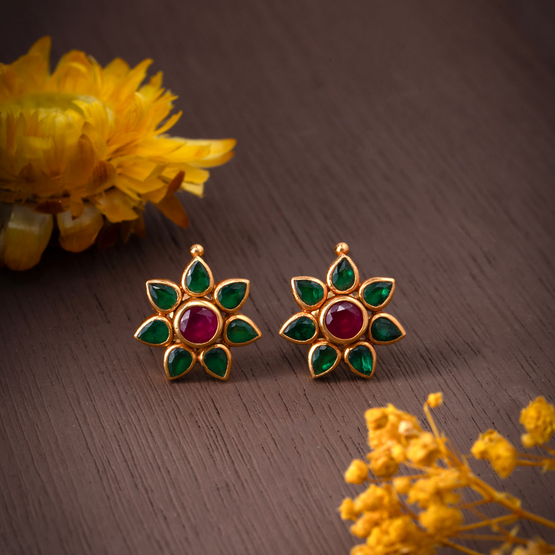 Rubiya Stud Earrings