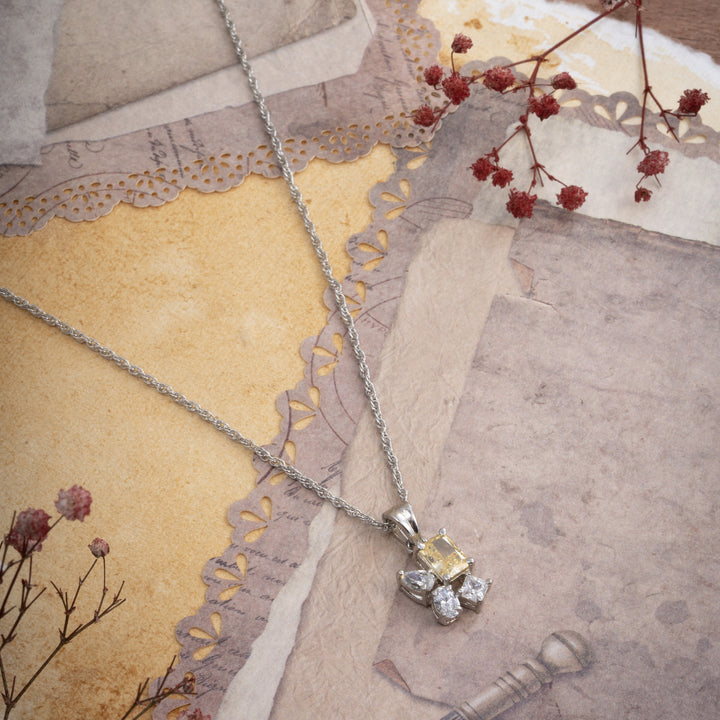 Butter-Yellow Chain Pendant