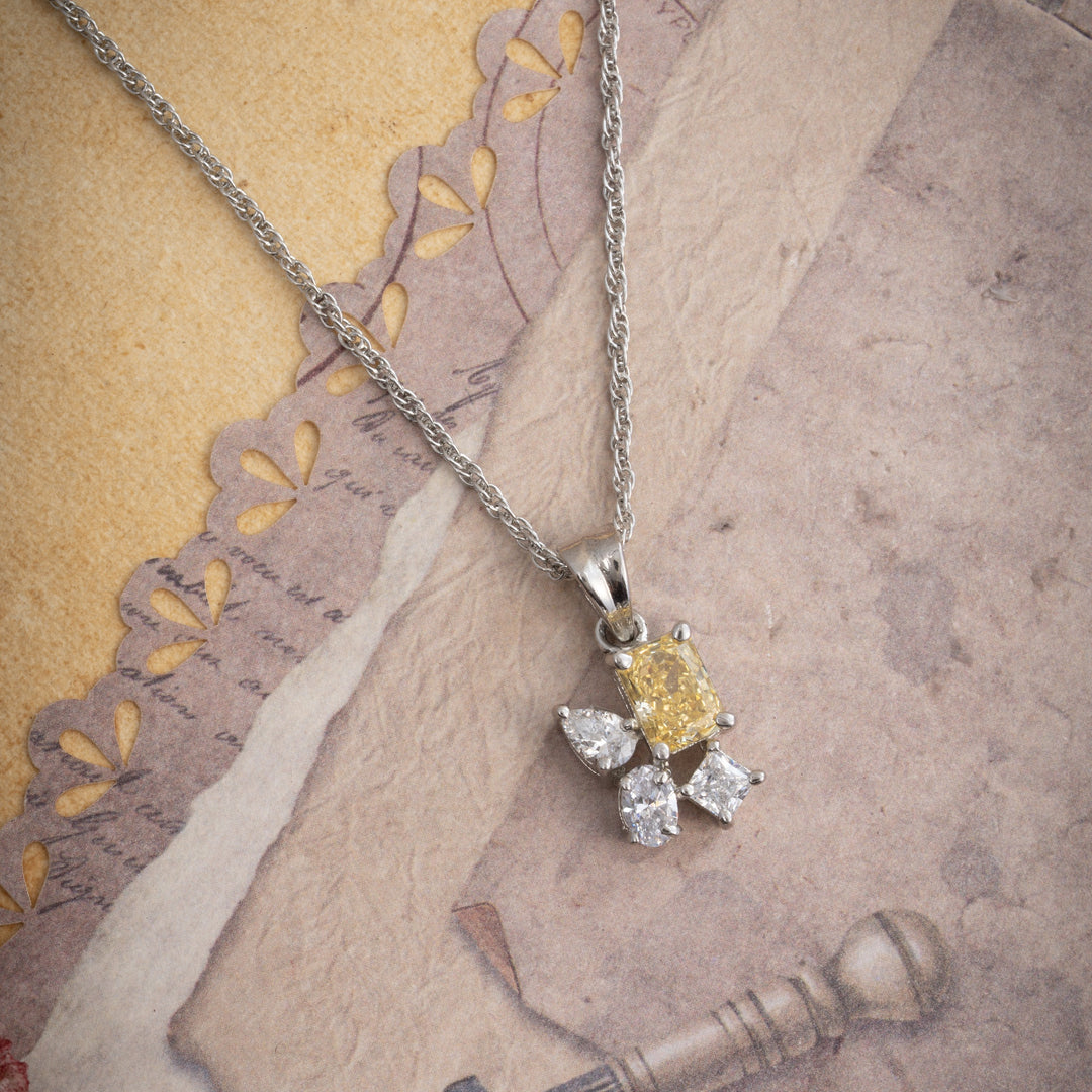 Butter-Yellow Chain Pendant