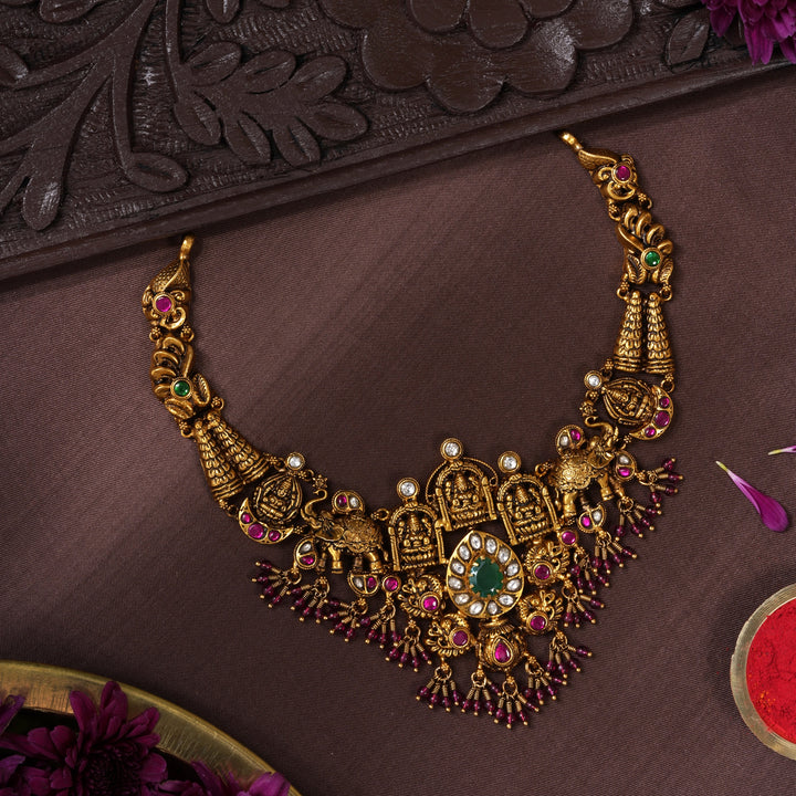 Varalakshmi Temple Necklace