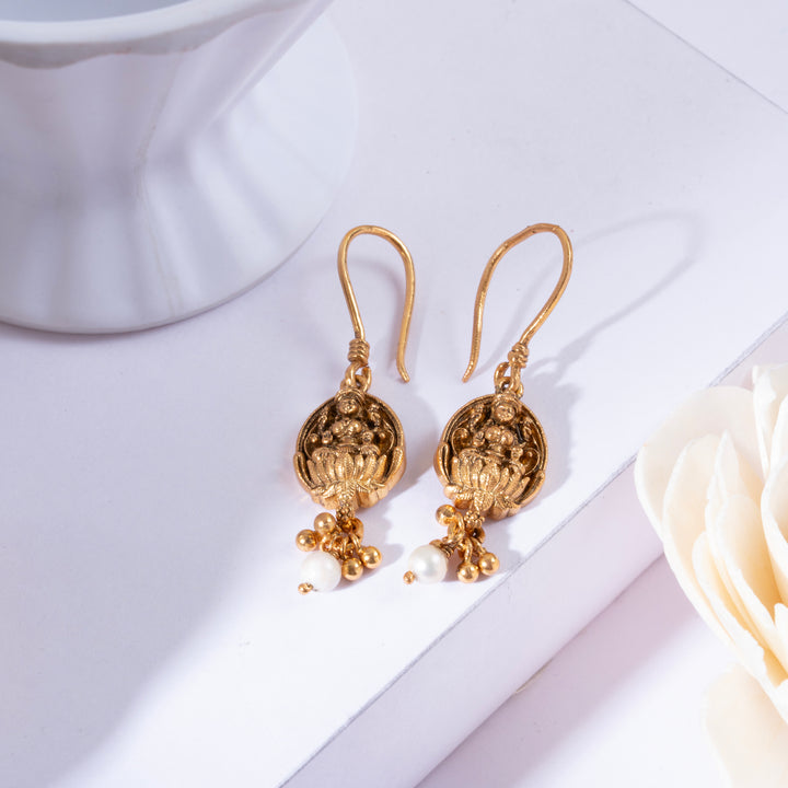 Trilakshmi Hook Earrings