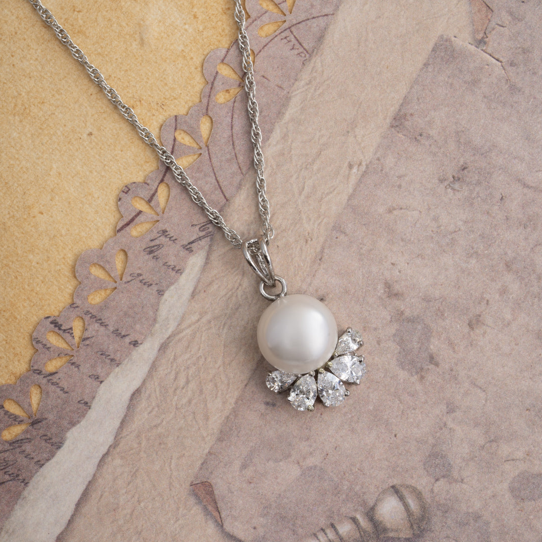 Pear-Pearl Chain Pendant