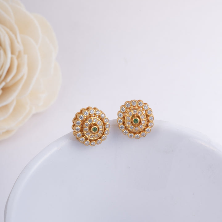 Golden Thread Studs