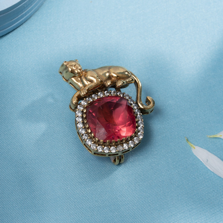 Tiger Victorian Brooch