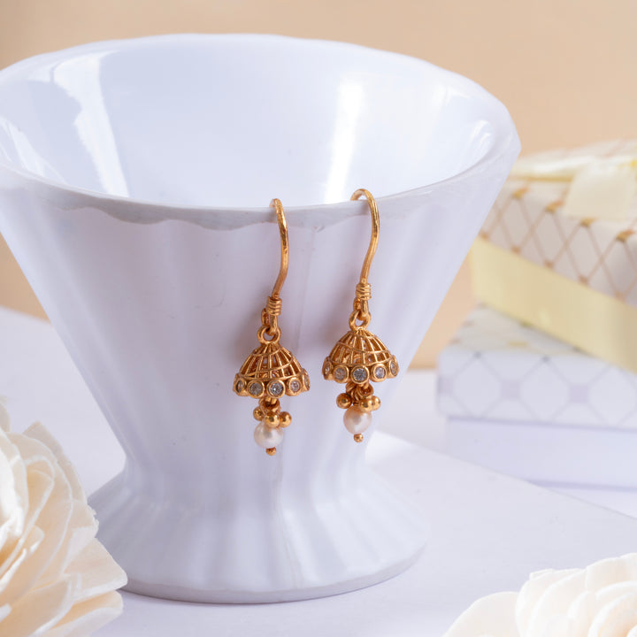 Lustrine Drop Earrings