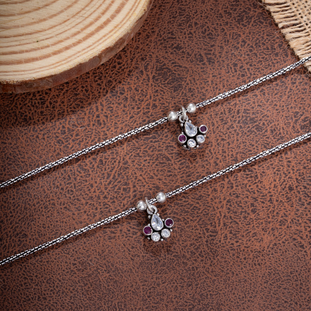 Pavika Oxidised Payal