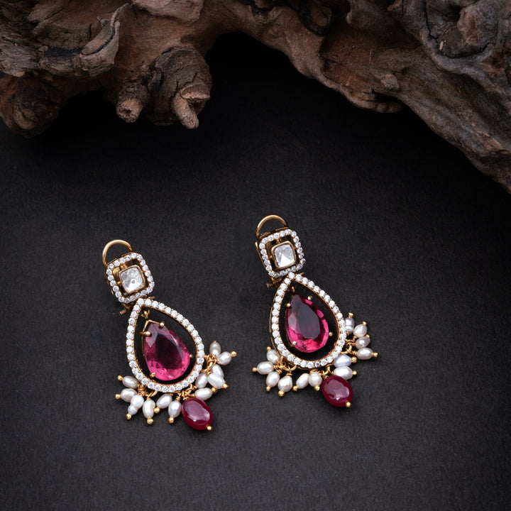 Flora Crimson Necklace Set