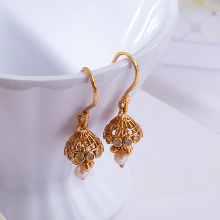 Lustrine Drop Earrings