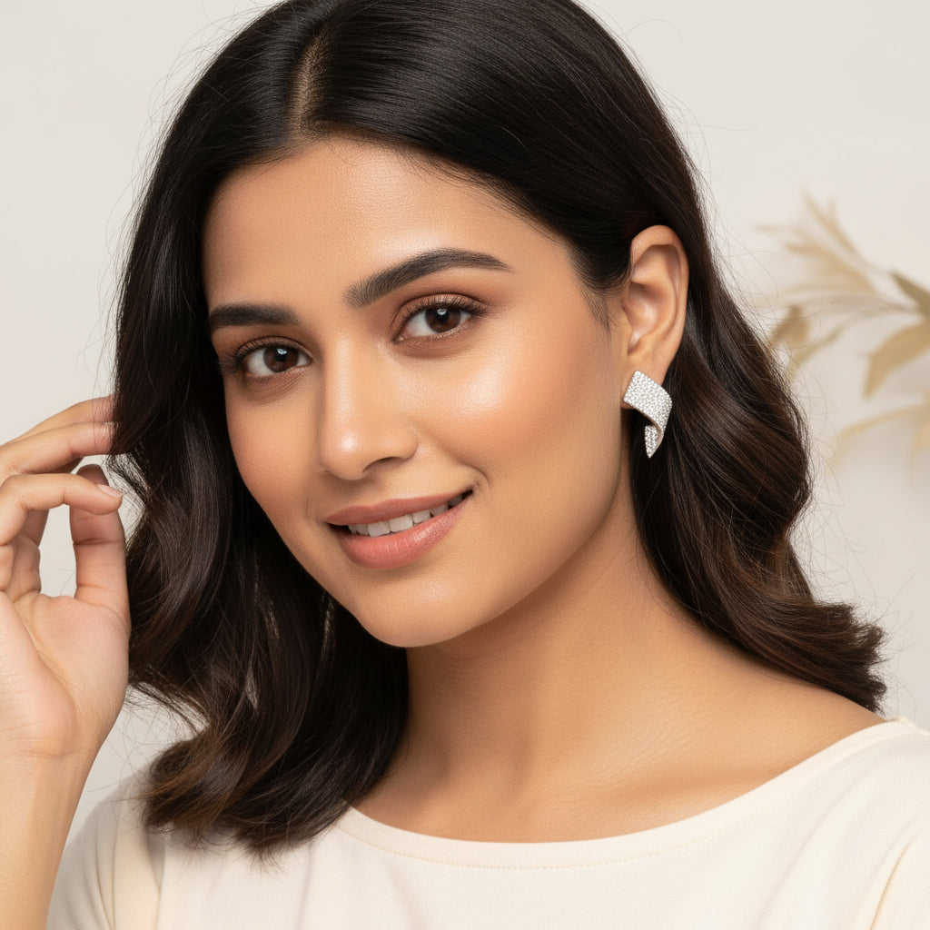 Starlight Curve Studs