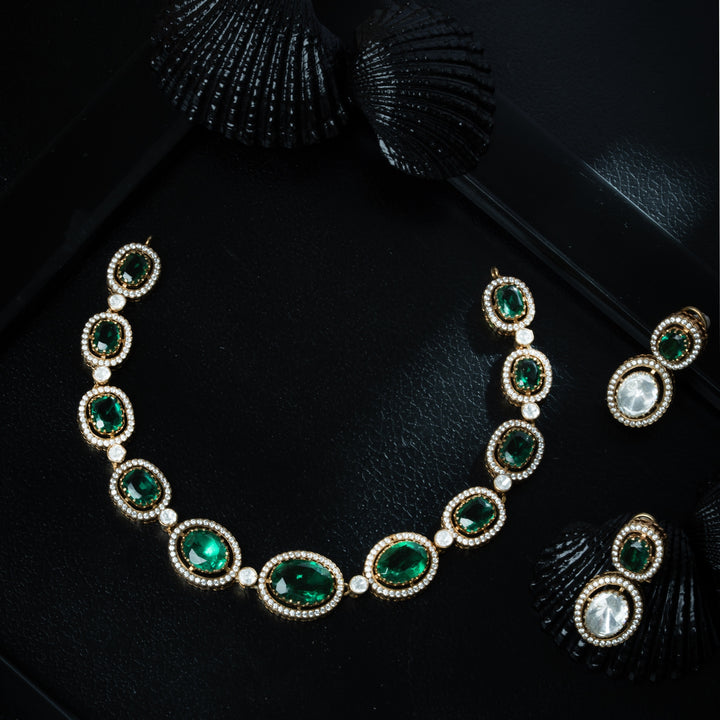Green Opus Victorian Necklace Set