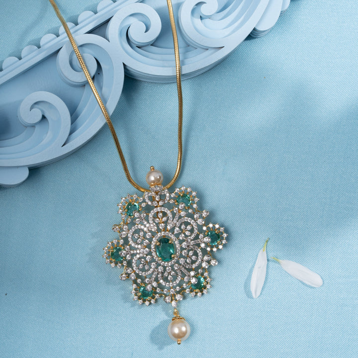 Meridian CZ Chain Pendant