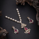 Flora Crimson Necklace Set
