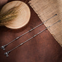 Trivira Beads Oxidised Payal