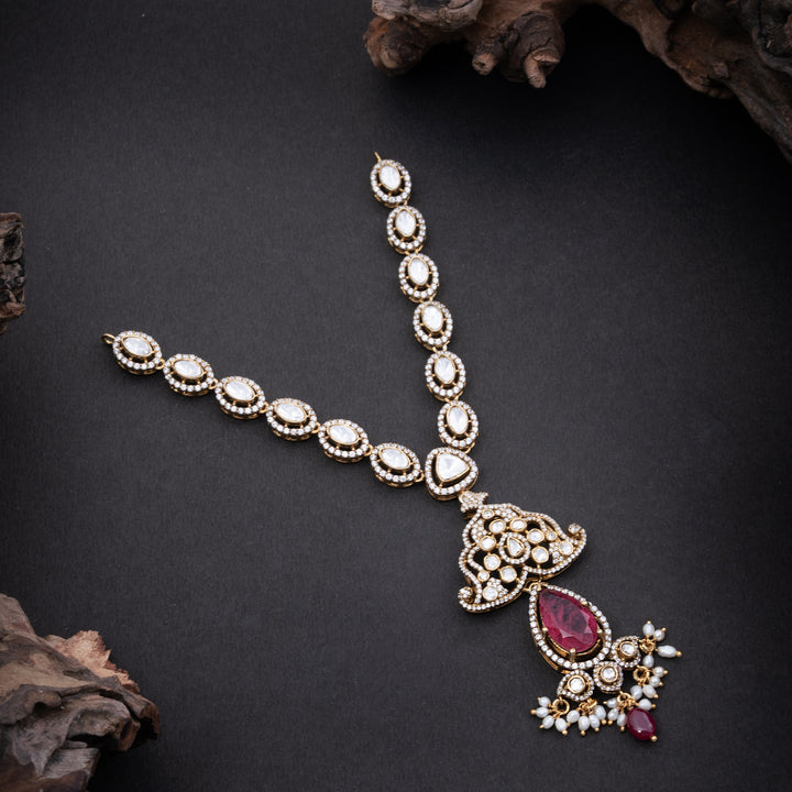 Flora Crimson Necklace Set