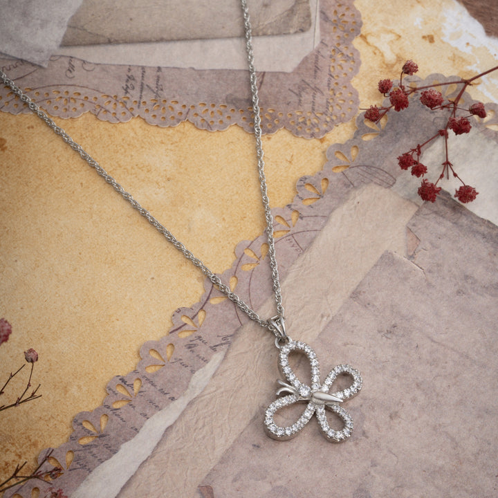 CZ Wink Chain Pendant