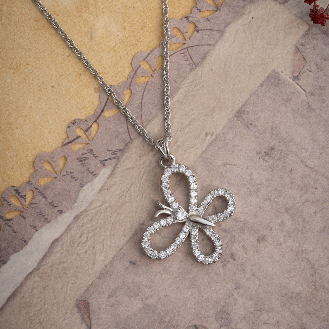 CZ Wink Chain Pendant