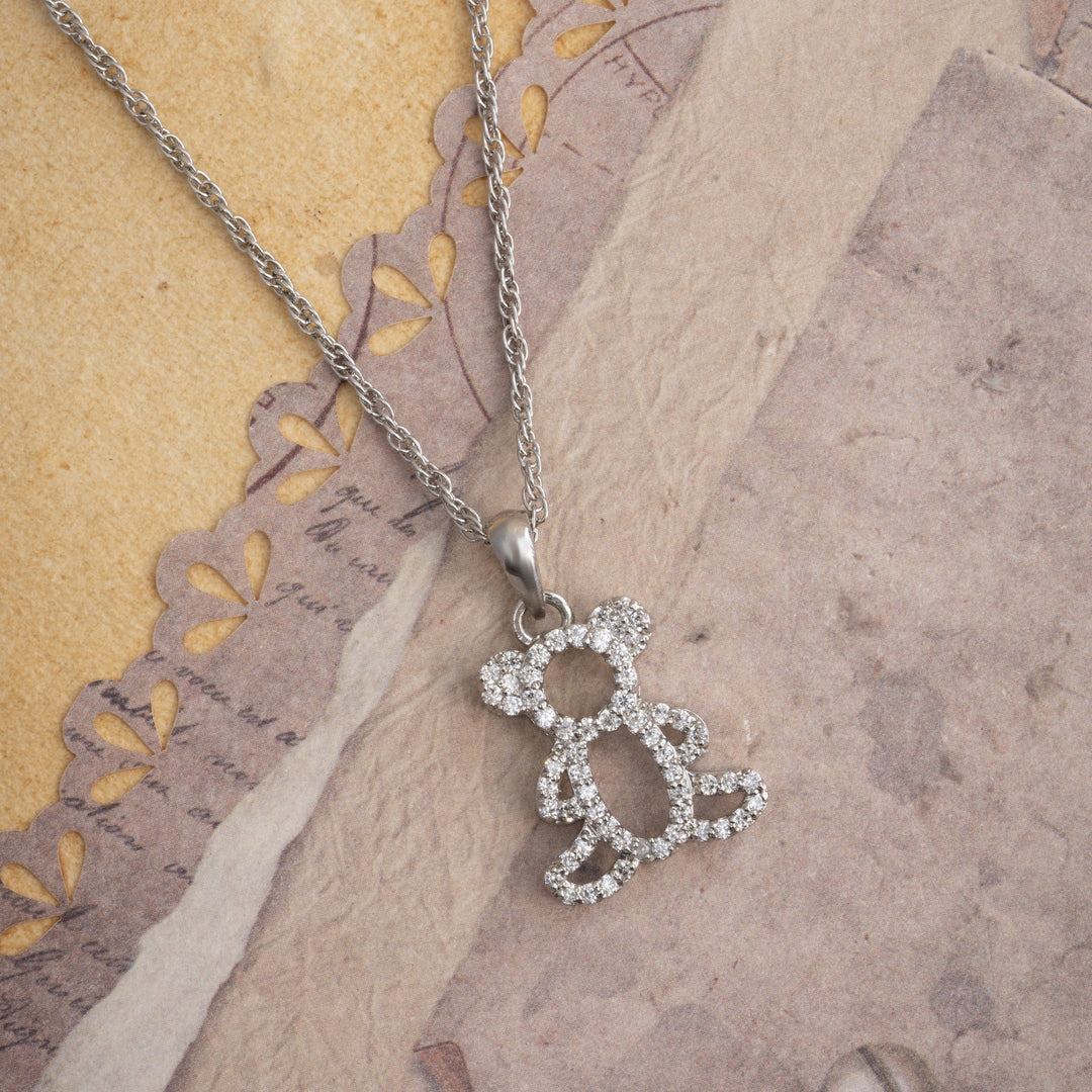 Teddy Bear Chain Pendant