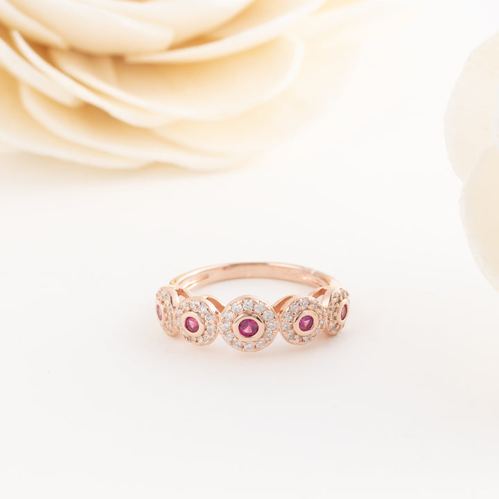 Starlit Ruby Ring