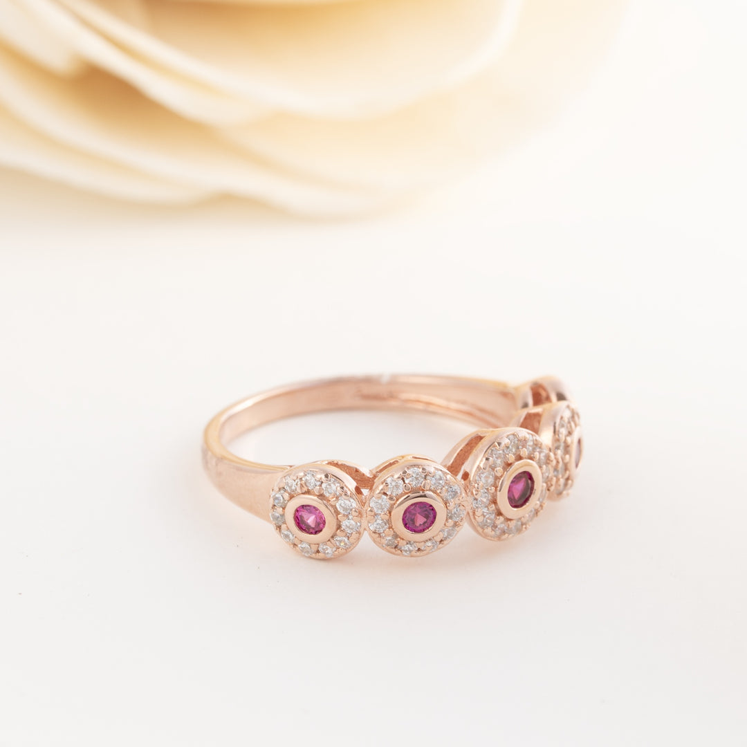 Starlit Ruby Ring